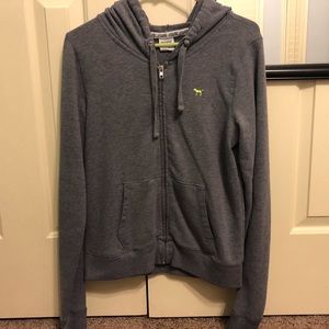 Women’s PINK brand, full zip jacket with hood